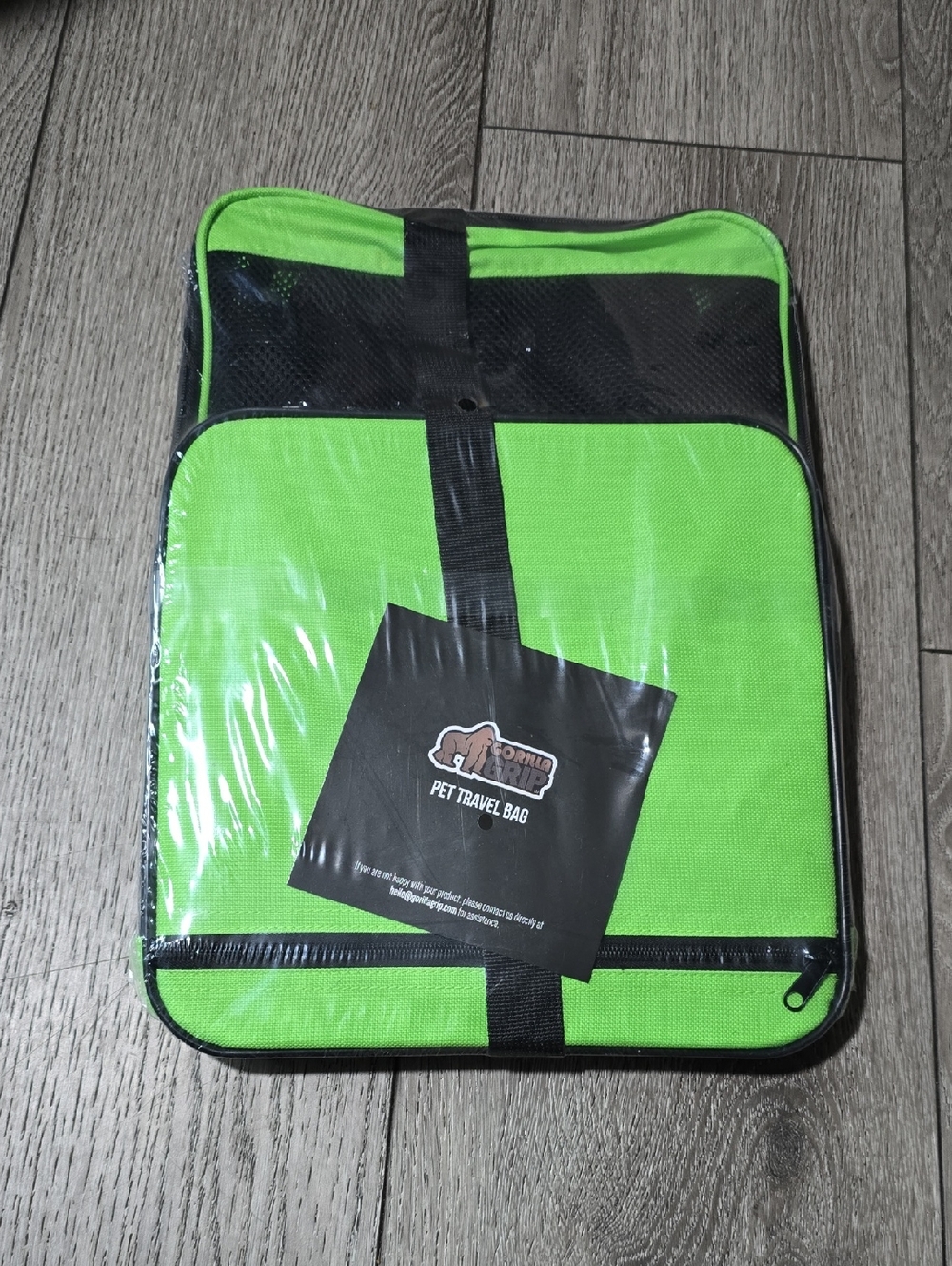 Gorilla Grip Lime Green Pet Travel Bag
